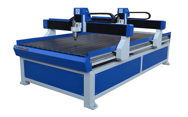 Router productie publicitara cu cap dublu